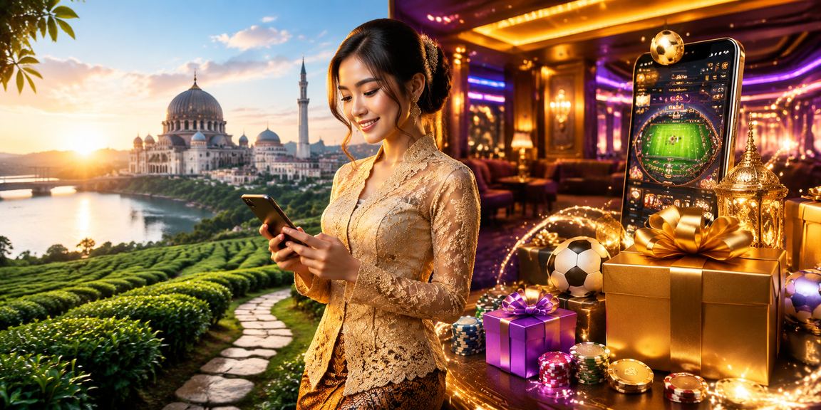 Pengguna kasino mudah alih 9708 berpakaian kebaya di Putrajaya